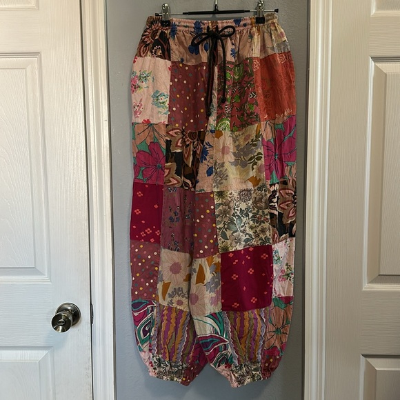 Jaded Gypsy Patchwork Ballon Pants Joggers - Picture 2 of 7
